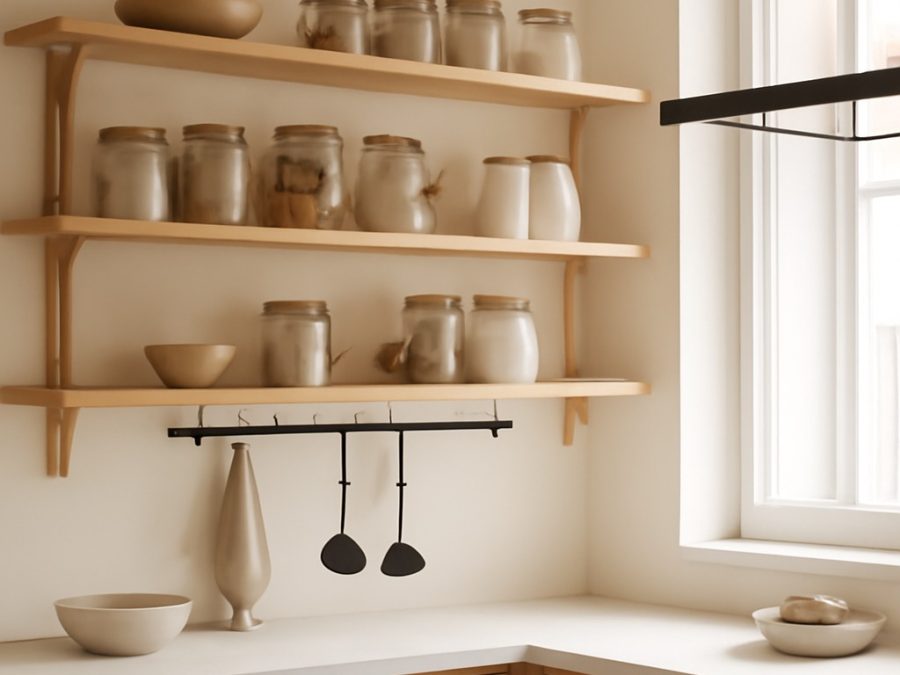 8 soluții de depozitare pentru bucătării fără spațiu dedicat pentru alimente