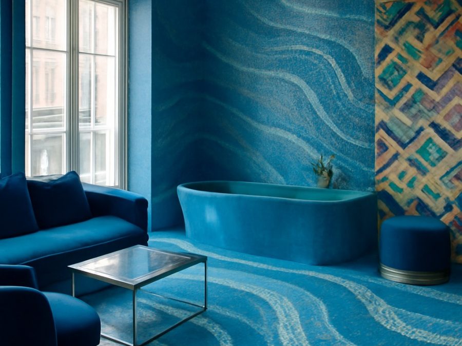 Acte Deux transformă apartament în Paris într-o pistă de culoare și mișcare