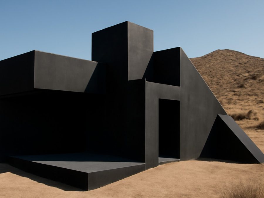 Mavra House: Volumetrie din beton negru în peisajul mexican