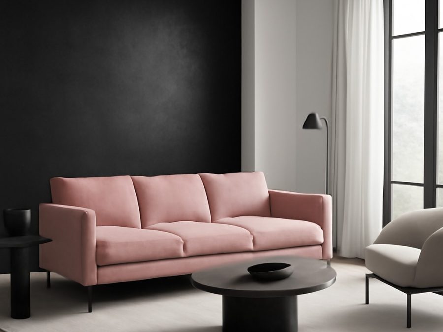 Rose Byrne’s Living Room Showcases ‘Millennial Pink’ Styling cu Negru și Alb