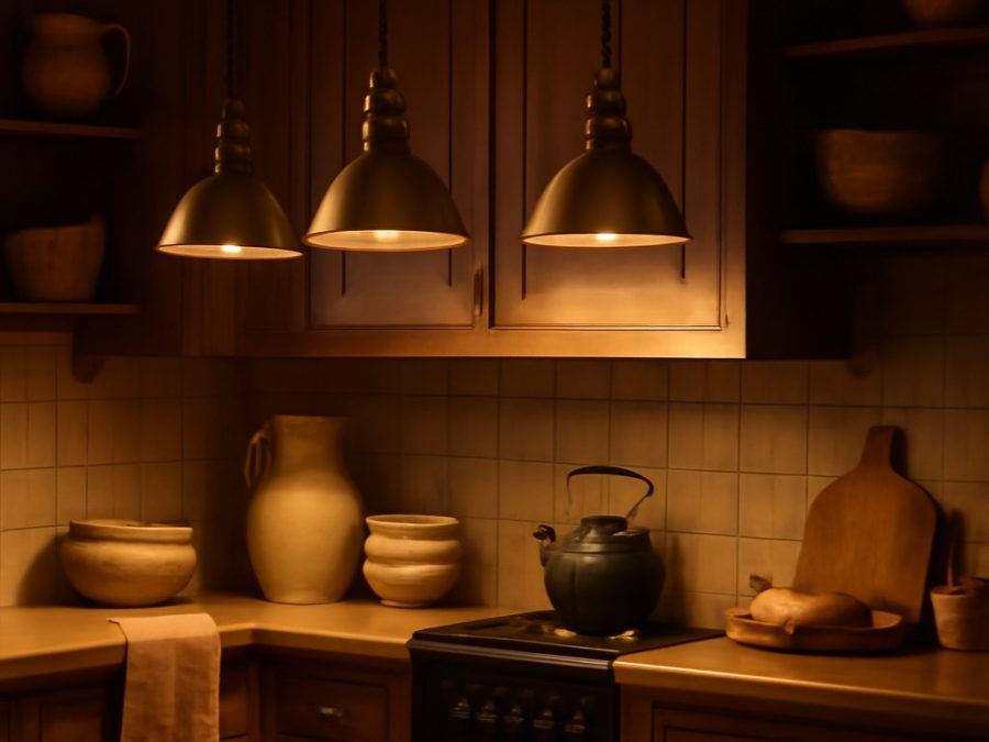 Sfaturi de iluminare britanică pentru o bucătărie mai cozy