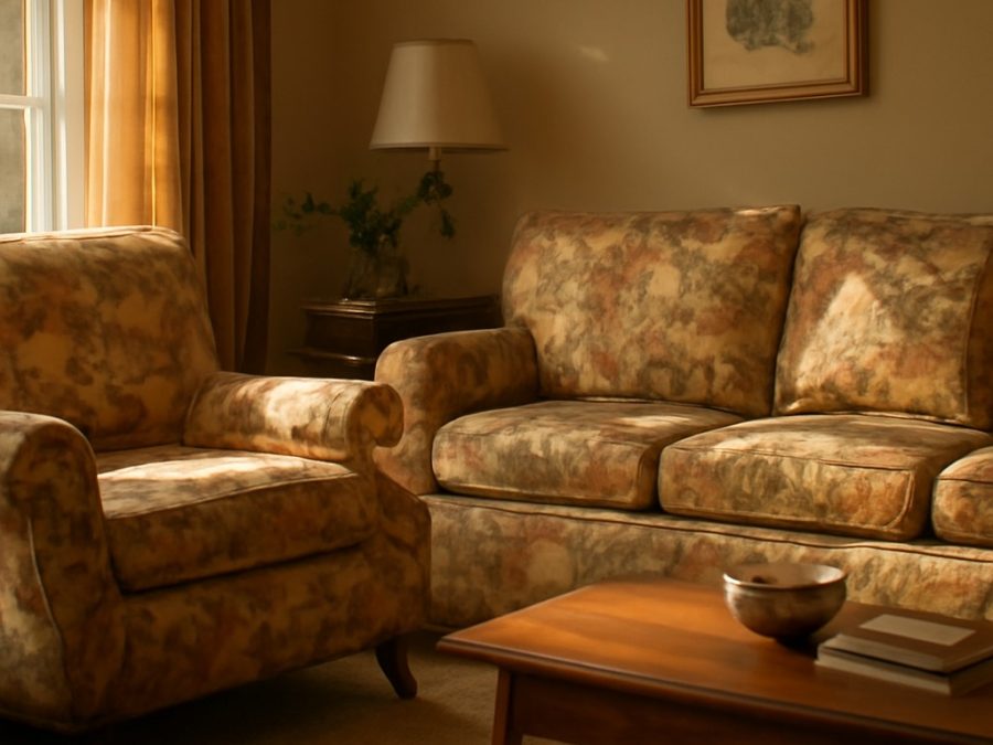 Nostalgic Floral și Leafy Patterns Revin în Mobilierul de Living în 2026