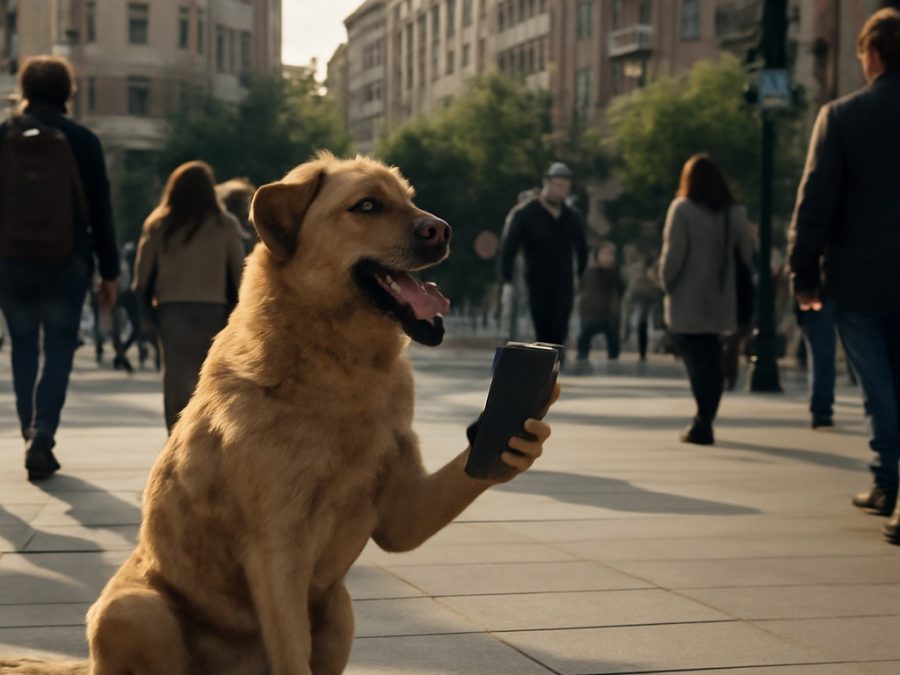 Câinele care cântă la telefon a câștigat titlul de Animalul Săptămânii