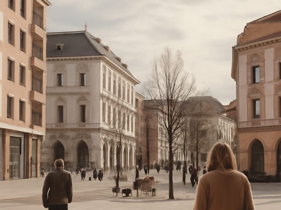 Paleta de culori a livingului lui Kirsten Dunst: combinație de alb, maro și roz pentru un aspect elegant