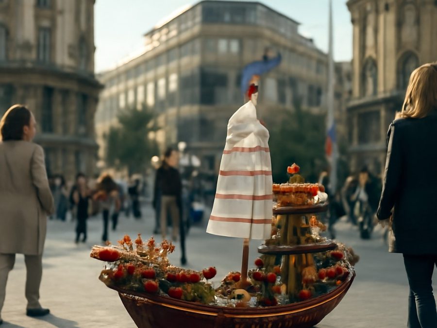 LEGO Chinese Ship cu elemente ascunse de homari, jad și aur