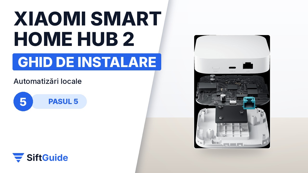 Interiorul Xiaomi Smart Home Hub 2 cu procesorul dual-core