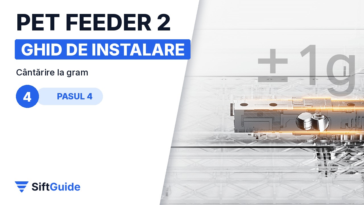 Ecranul LED rotund al distribuitorului de hrană Xiaomi