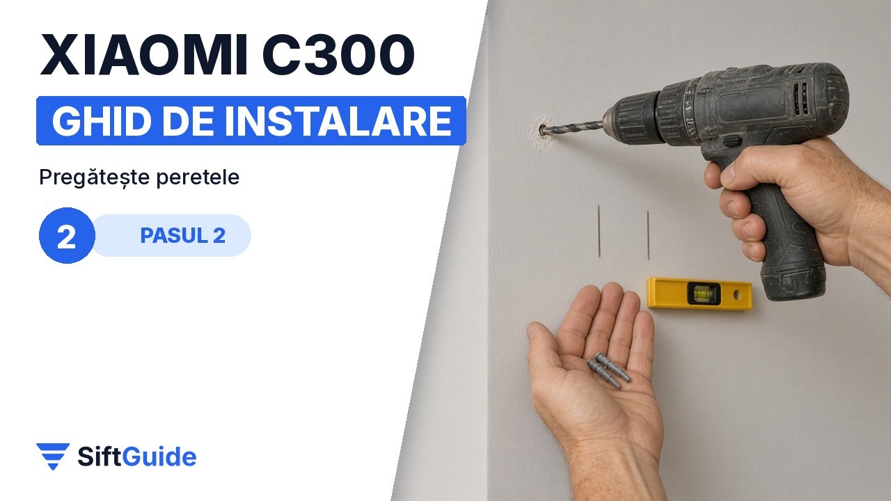 Marcarea și găurirea pentru baza rotundă C300