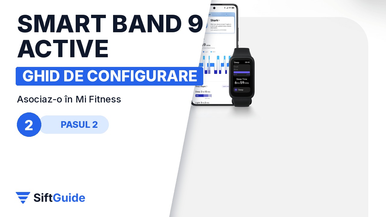 Asocierea brățării Xiaomi în aplicația Mi Fitness
