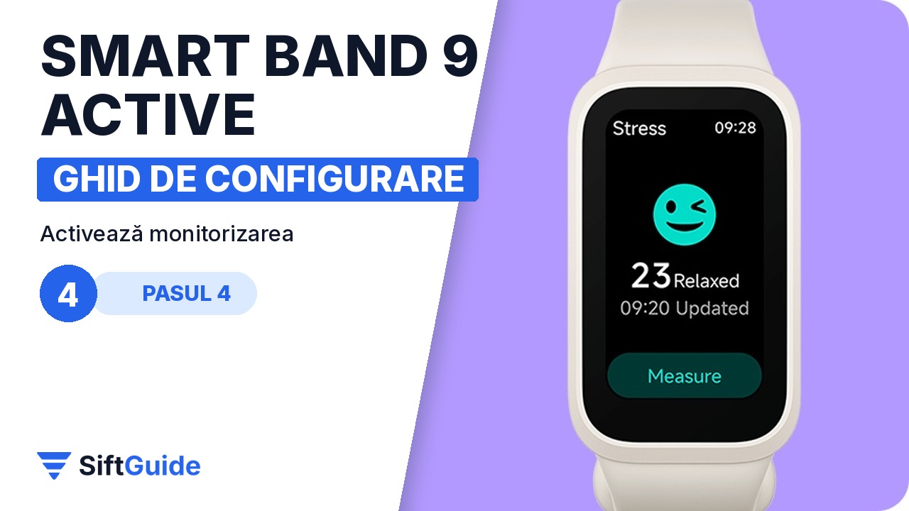 Datele de somn și stres pe Xiaomi Smart Band 9 Active