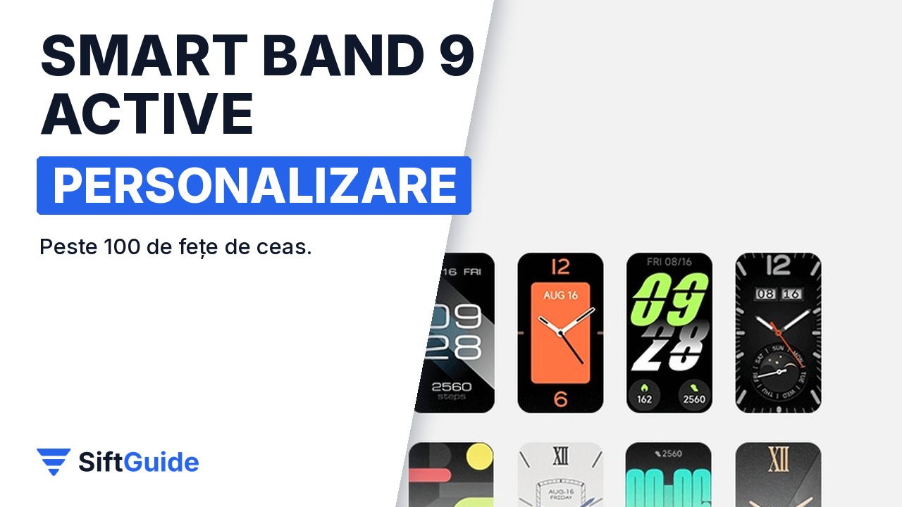 Fețe de ceas minimaliste pentru Xiaomi Smart Band 9 Active