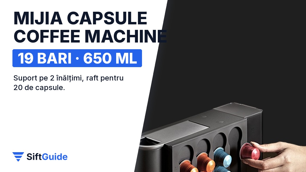 Raftul magnetic pentru 20 de capsule, prins de espressorul Mijia