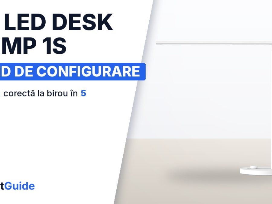 Iluminat corect pentru biroul de acasă: configurarea lămpii Mi Smart LED Desk Lamp 1S