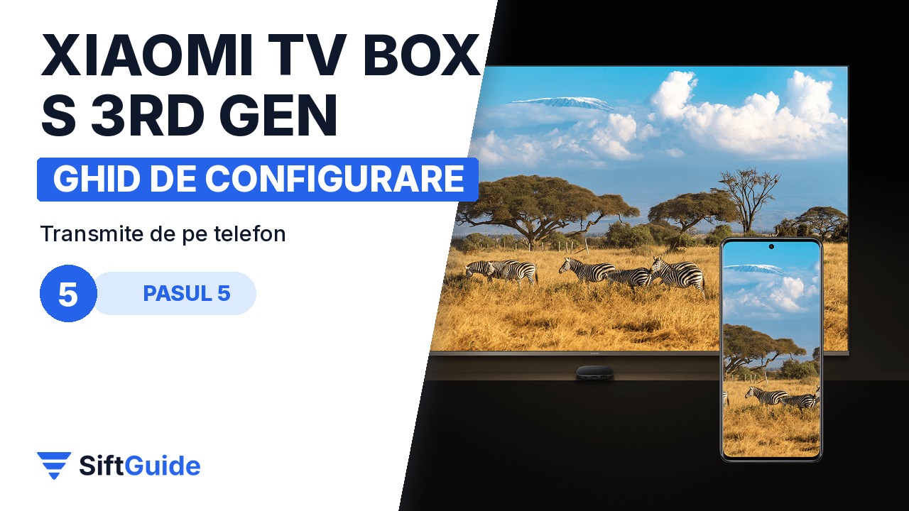 Fotografii transmise de pe telefon pe televizor prin Google Cast