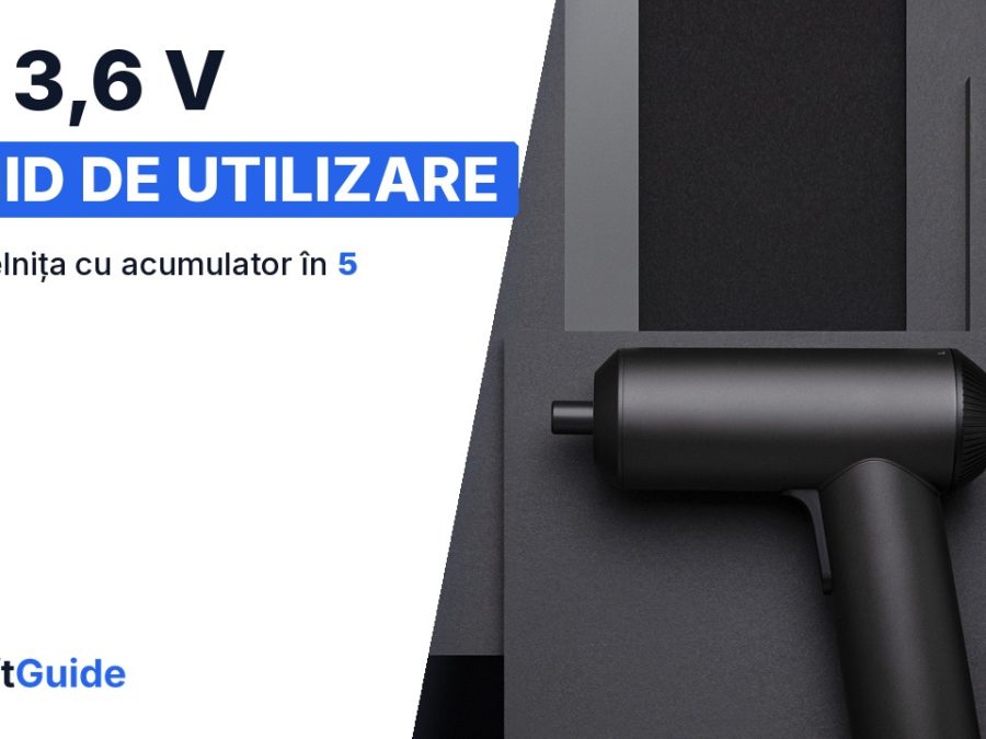 Lămpi, rafturi și mobilă montate fără efort: ghid cu șurubelnița Mi cu acumulator