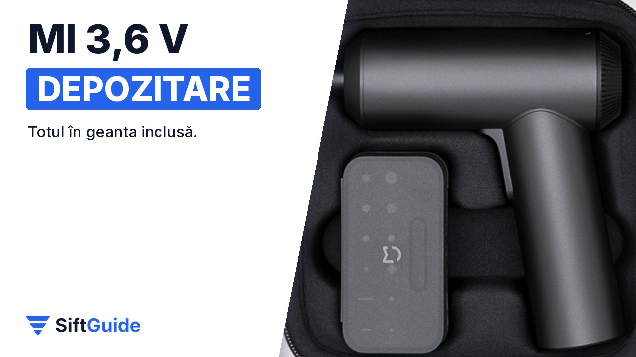 Șurubelnița Mi cu acumulator în geanta ei