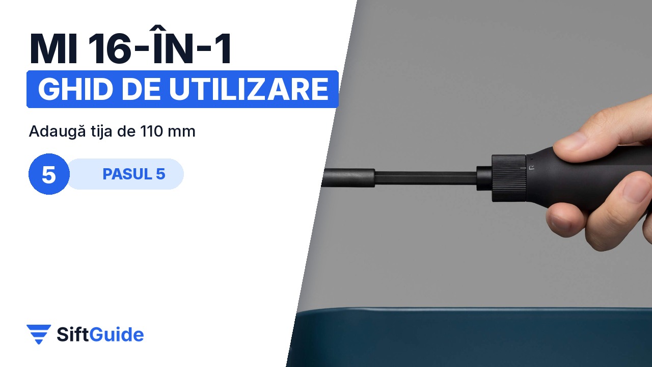 Tija de extensie de 110 mm la reglajul balamalelor