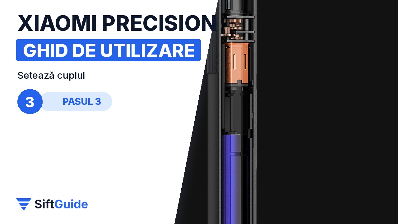 Cuplu de precizie pentru finisaje interioare