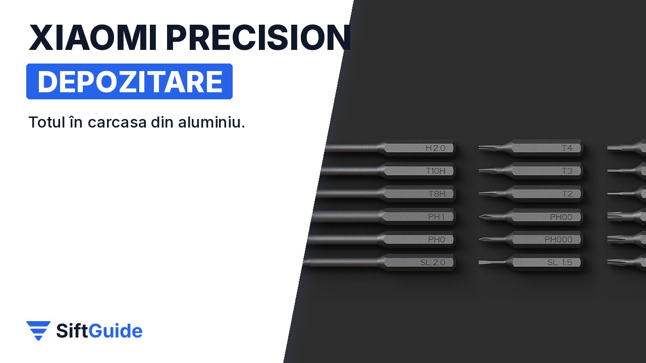 Șurubelnița electrică de precizie Xiaomi în carcasa din aluminiu