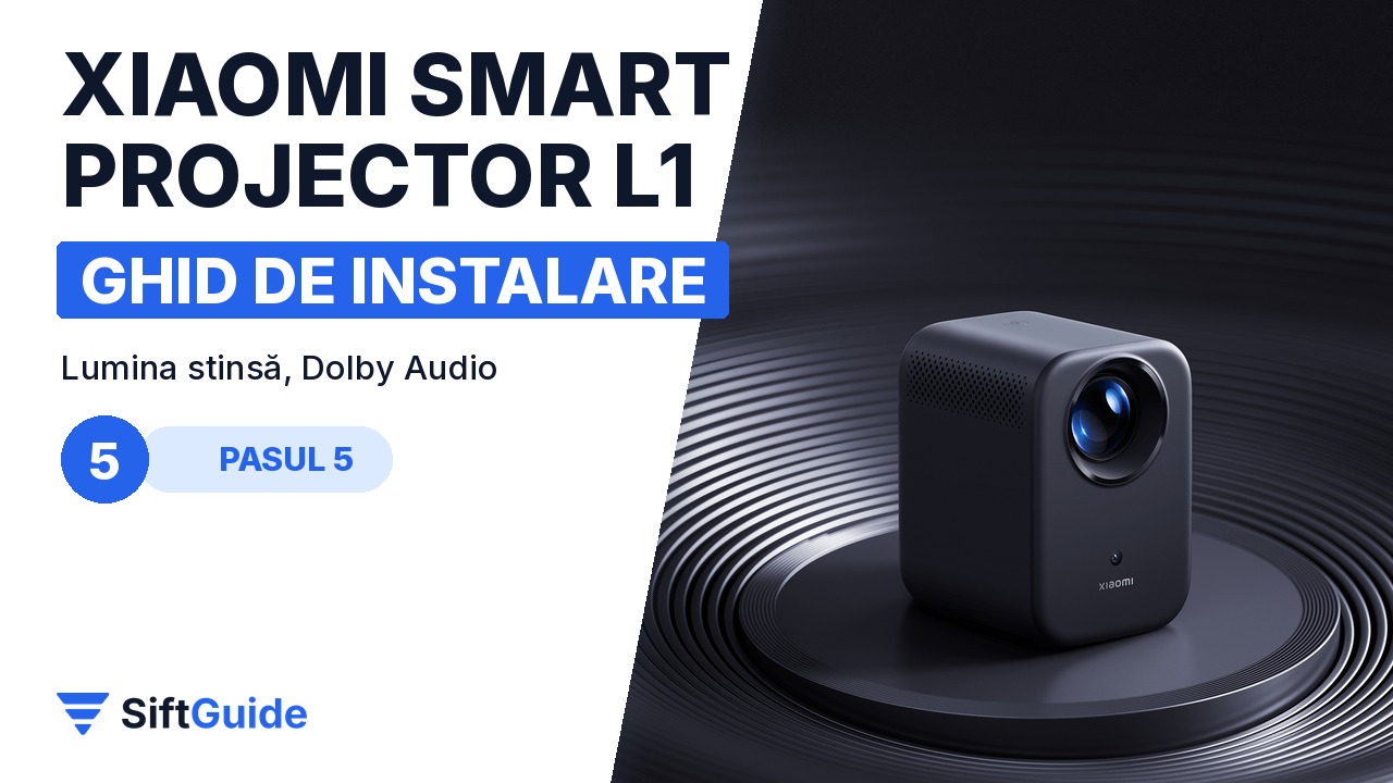 Xiaomi Smart Projector L1 cu sunet Dolby Audio