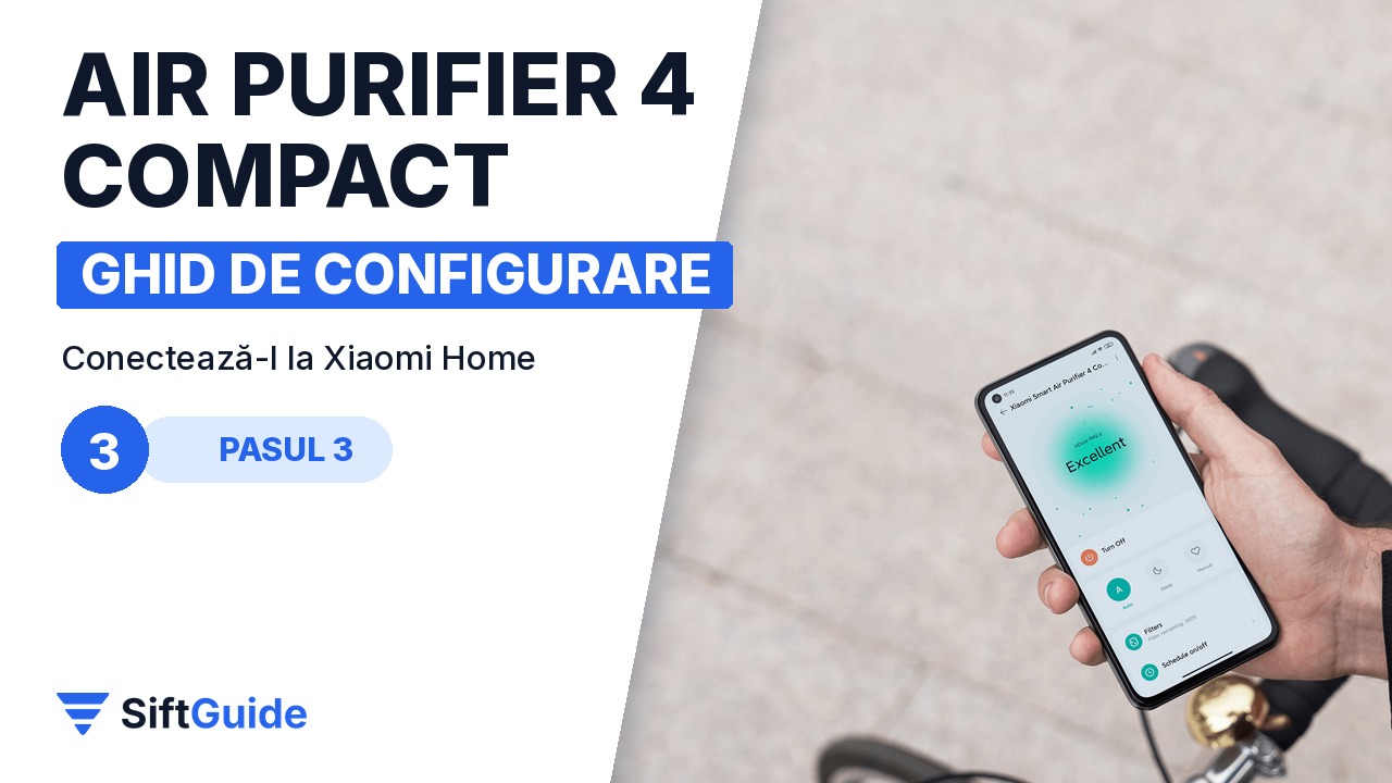 Aplicația Xiaomi Home pentru purificatorul Xiaomi 4 Compact