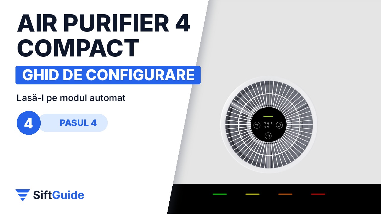 Indicatorul de calitate a aerului pe Xiaomi Smart Air Purifier 4 Compact