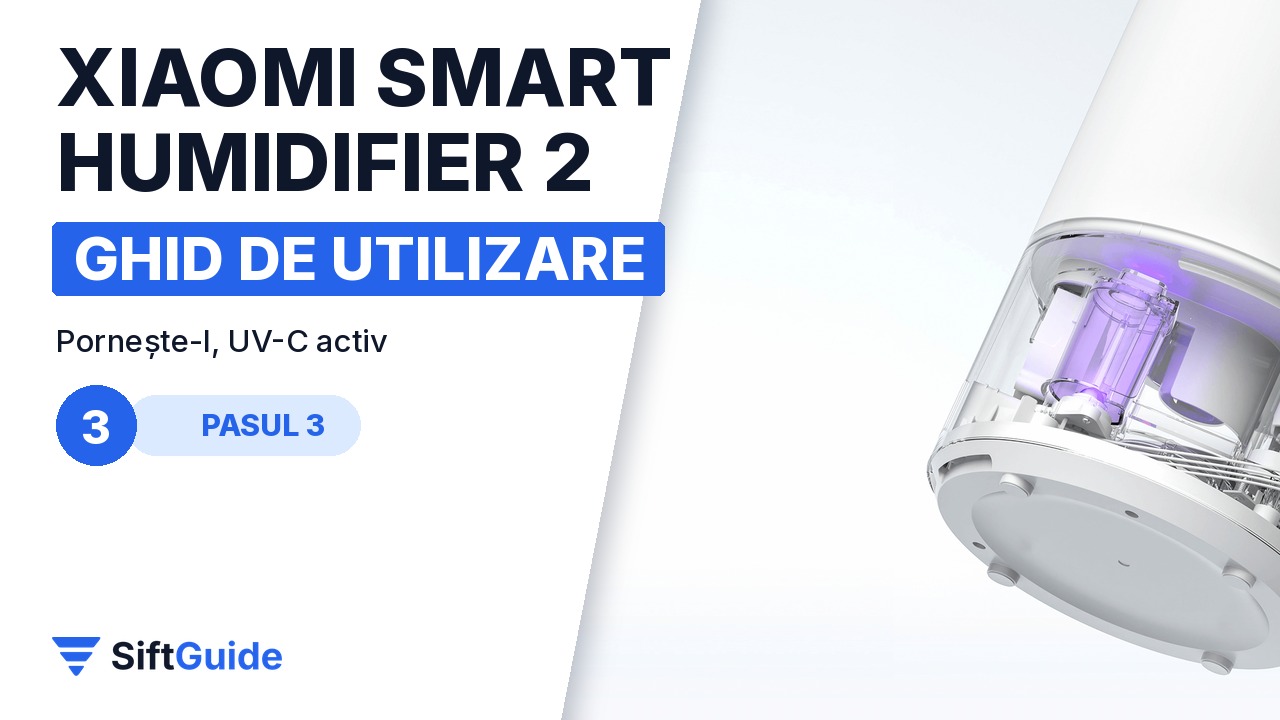Lampa UV-C din baza umidificatorului Xiaomi Smart Humidifier 2