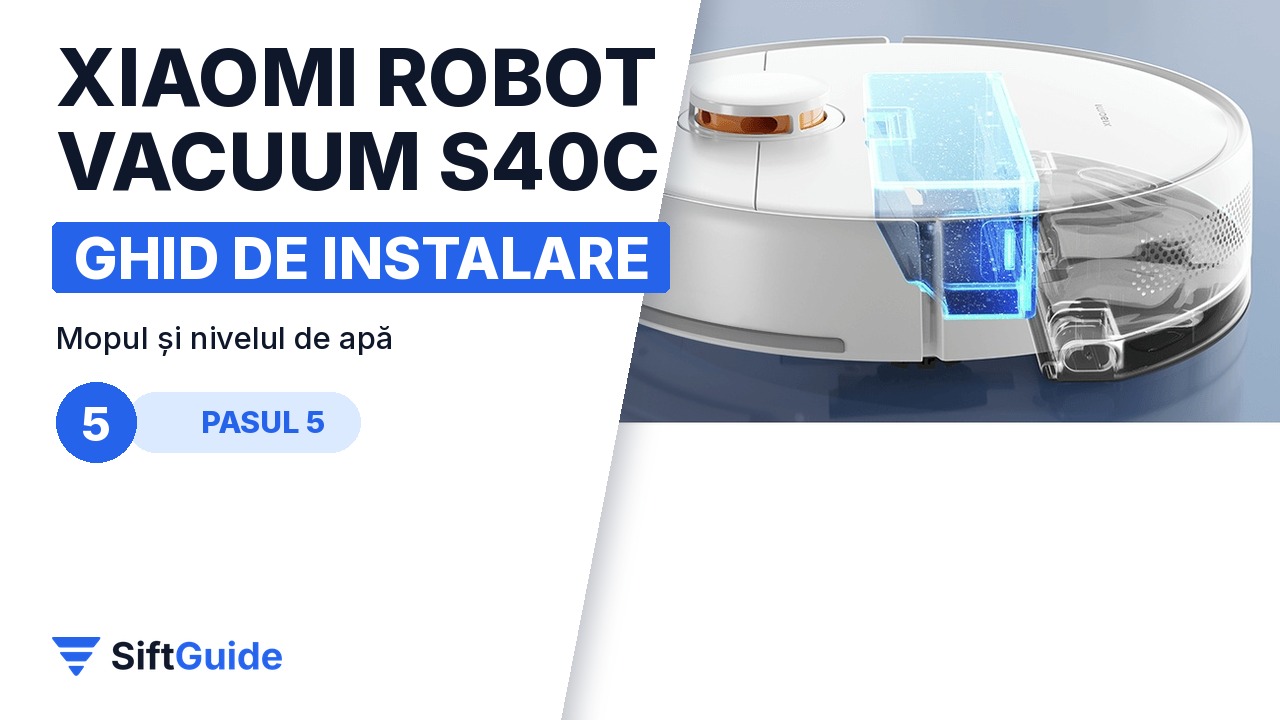 Modulul de mop și rezervorul de apă al robotului Xiaomi S40C