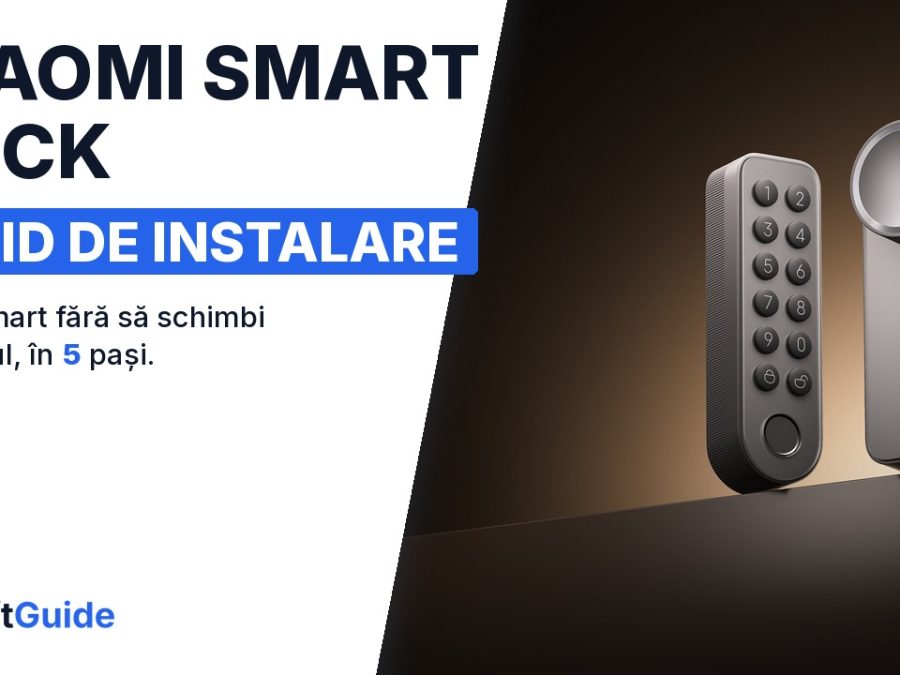 Xiaomi Self-Install Smart Lock: încuietoarea smart discretă, montată în 5 pași